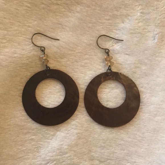 Jewelry - 3/$10 Brown dangle earrings